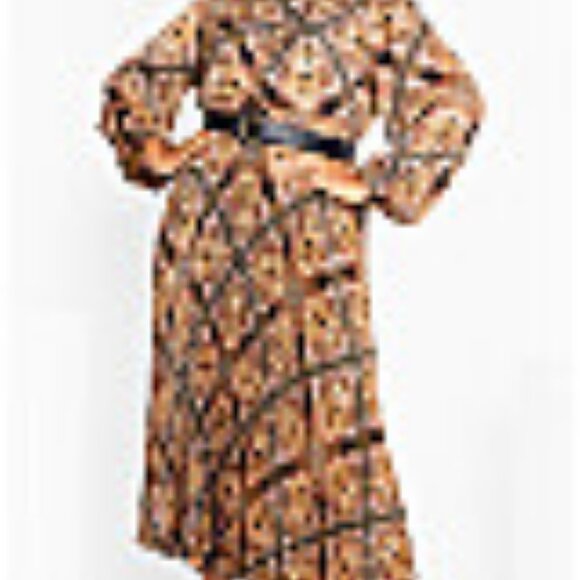 New City Chic Lucille Dress - Paisley Mirage - Picture 2 of 2